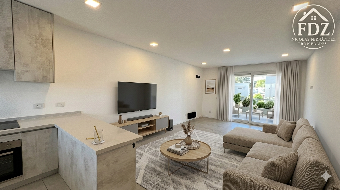 Interior de propiedad en Pilar — Ambiente integrado